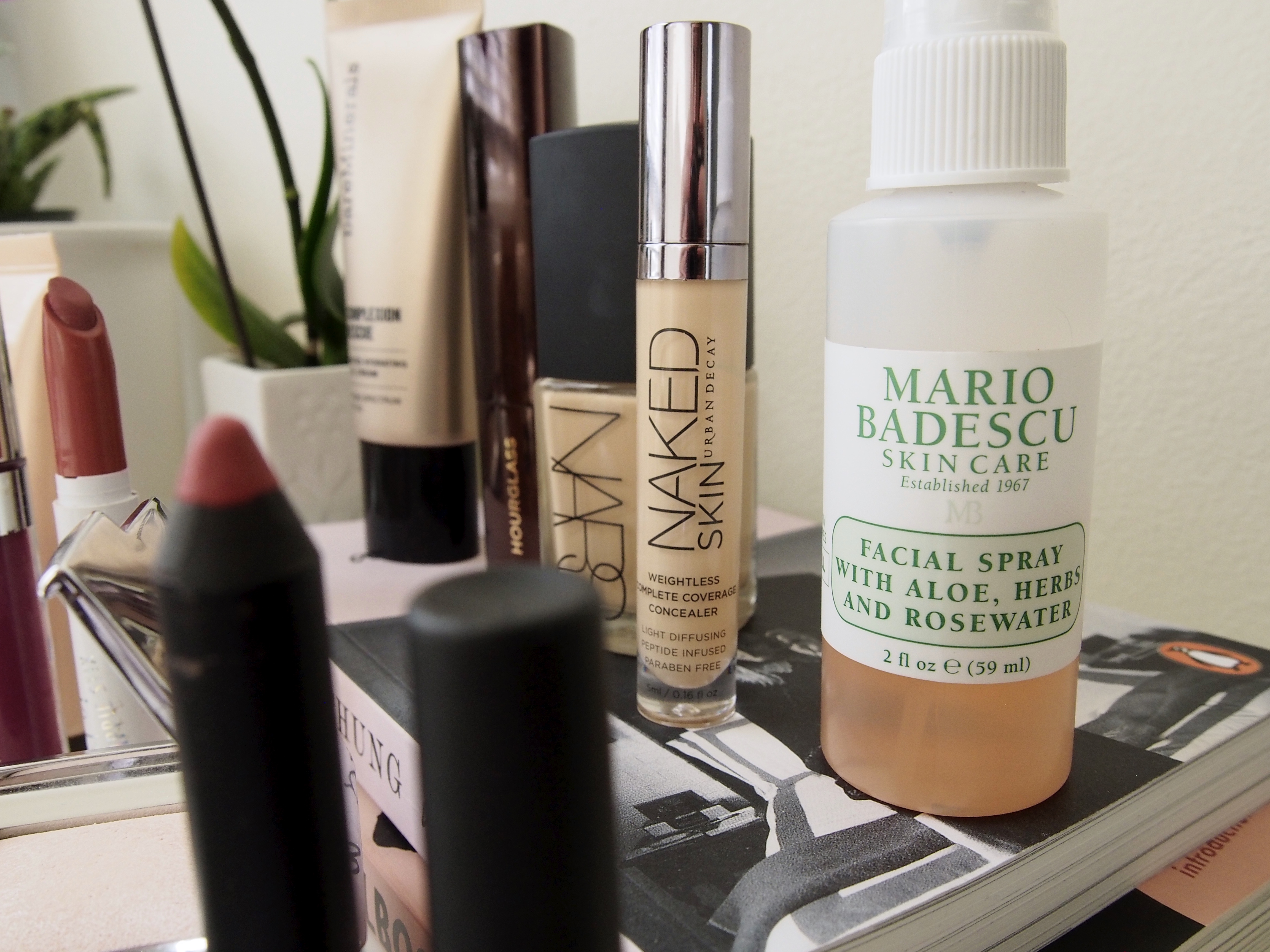 Cruelty Free Favorites - Mario Badescu Rosewater and Urban Decay Naked Skin Concealer